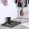 Fleming Supply Set of 2 Weather Boot Tray, Water-Resistant Plastic Shoe Mat for Indoor/Outdoor, (Dark Grey) Medium 326890PNV - alternate 2